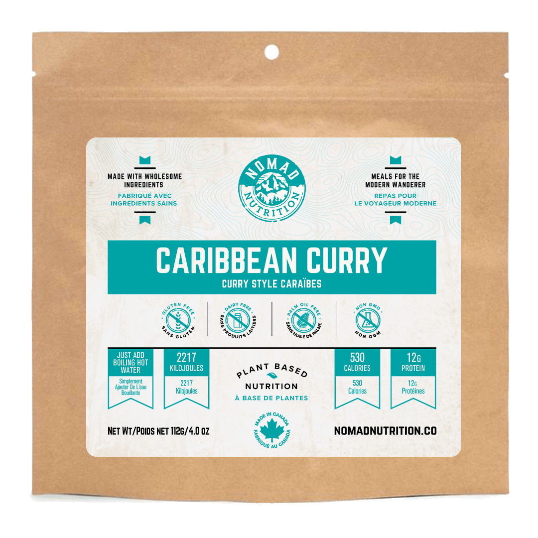Nomad Nutrition Food Caribbean Curry plant-based_gluten-free-vegan_dehydrated