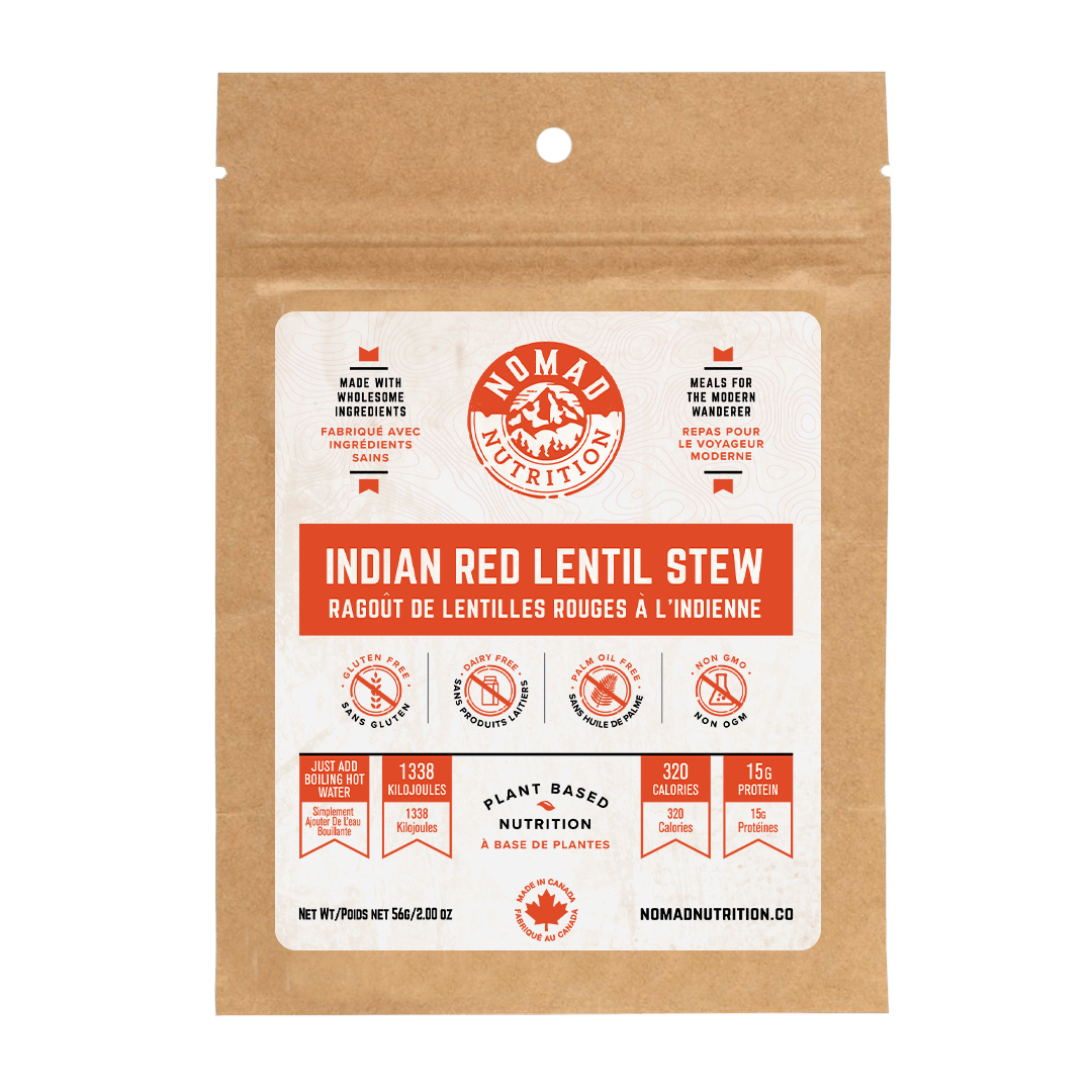 Nomad Nutrition Food Indian Red Lentil Stew - 56 g plant-based_gluten-free-vegan_dehydrated