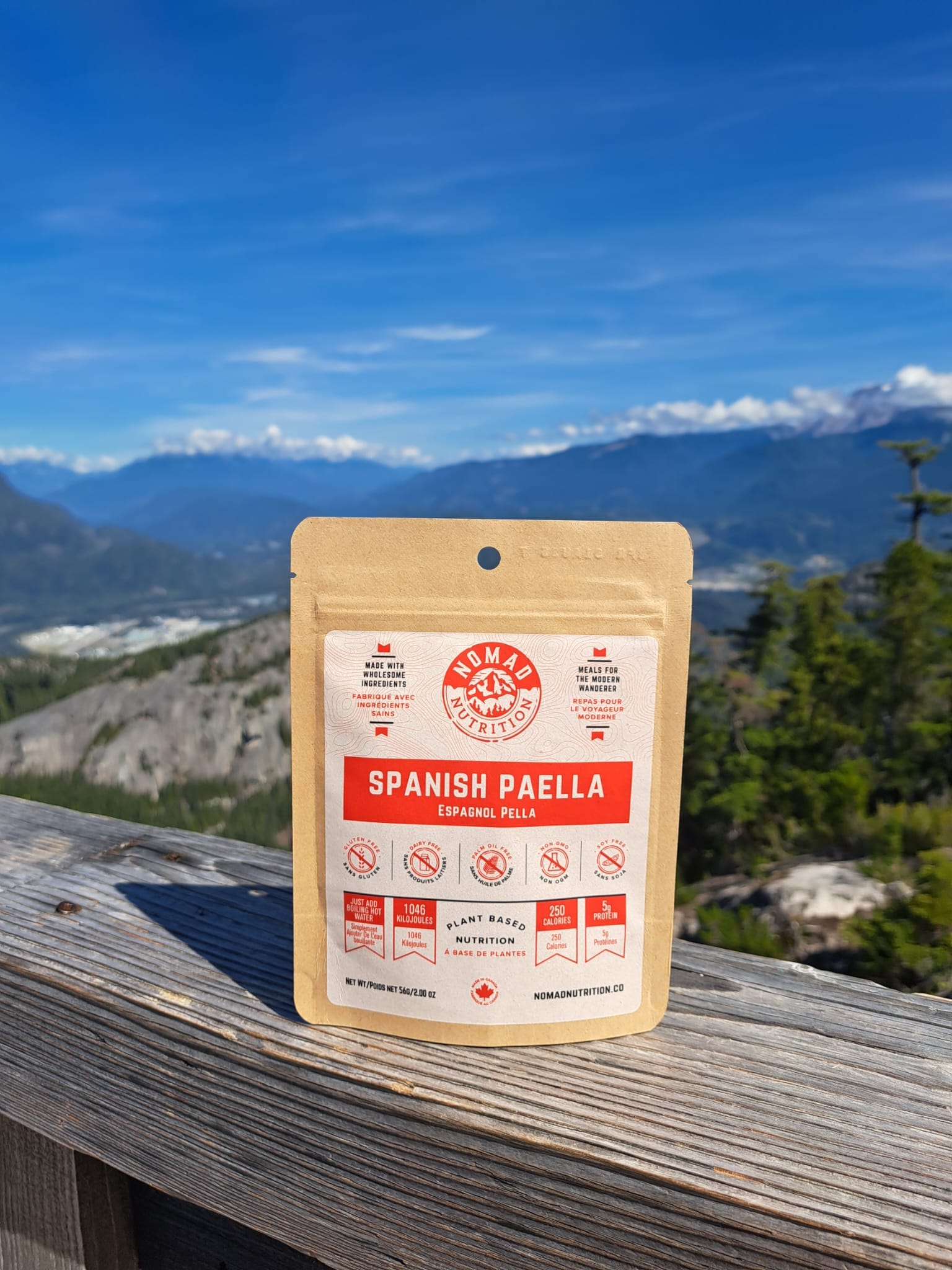 Nomad Nutrition Food Spanish Paella - 56 gram plant-based_gluten-free-vegan_dehydrated