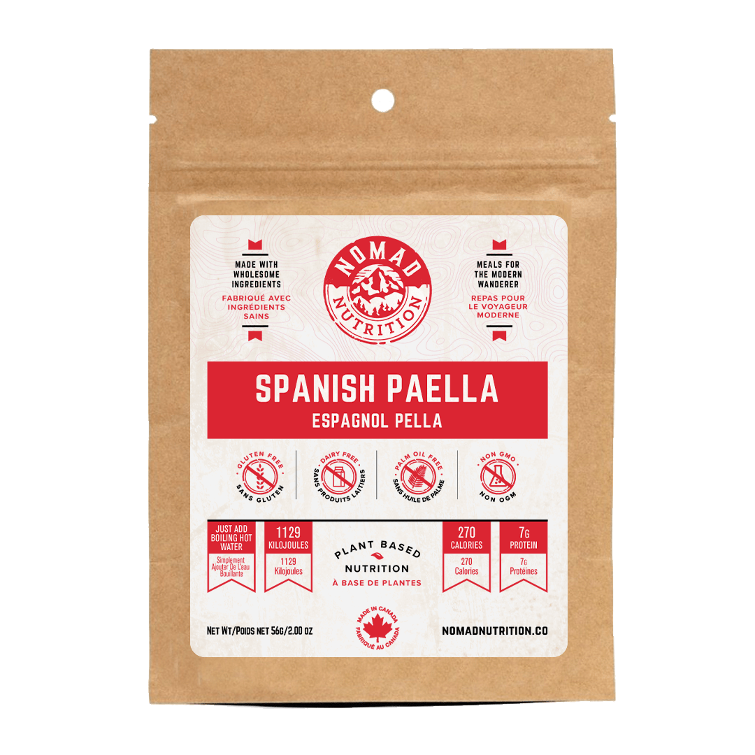 Nomad Nutrition Food Spanish Paella - 56 gram plant-based_gluten-free-vegan_dehydrated