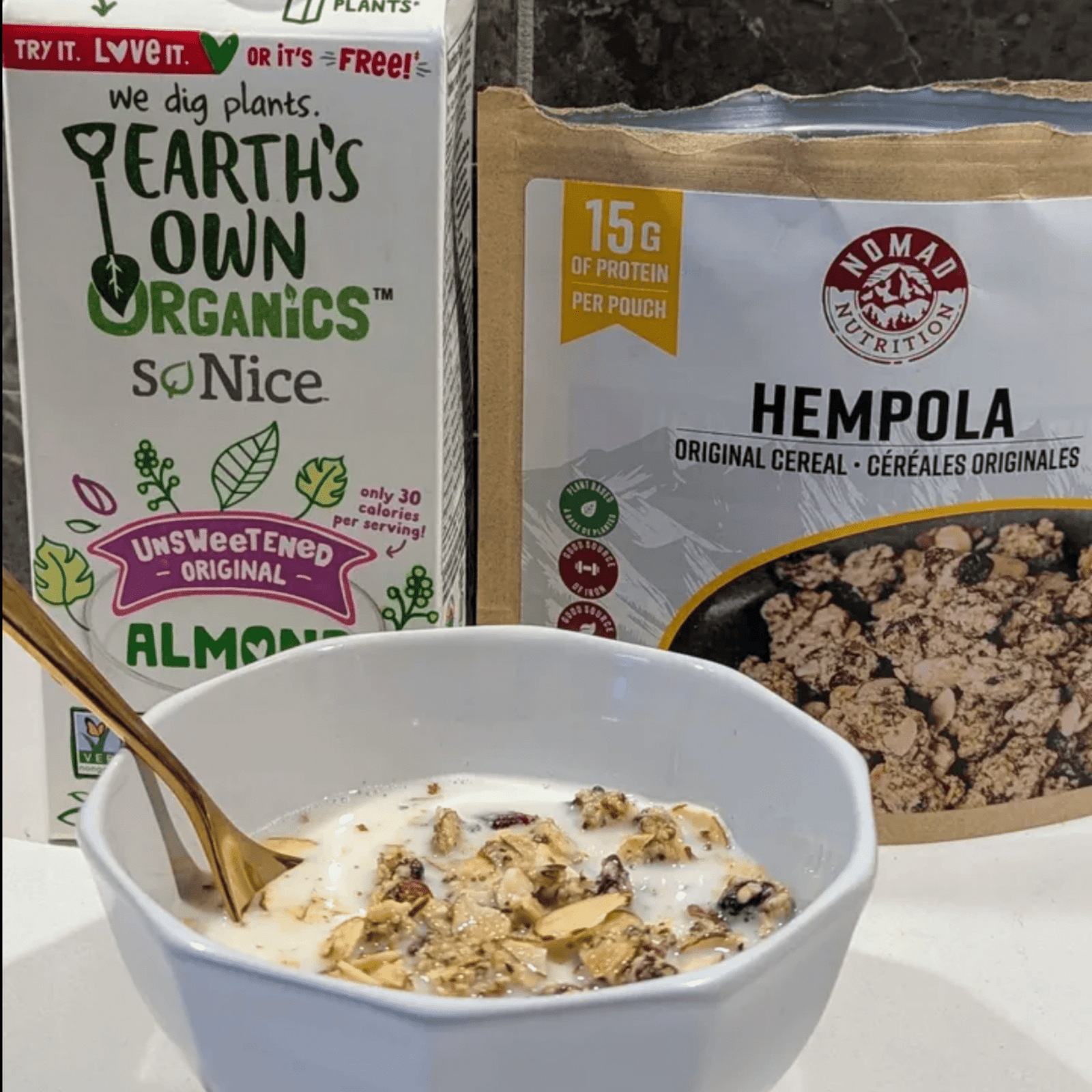 Nomad Nutrition Food Westcoast Hempola - Original cereal plant-based_gluten-free-vegan_dehydrated