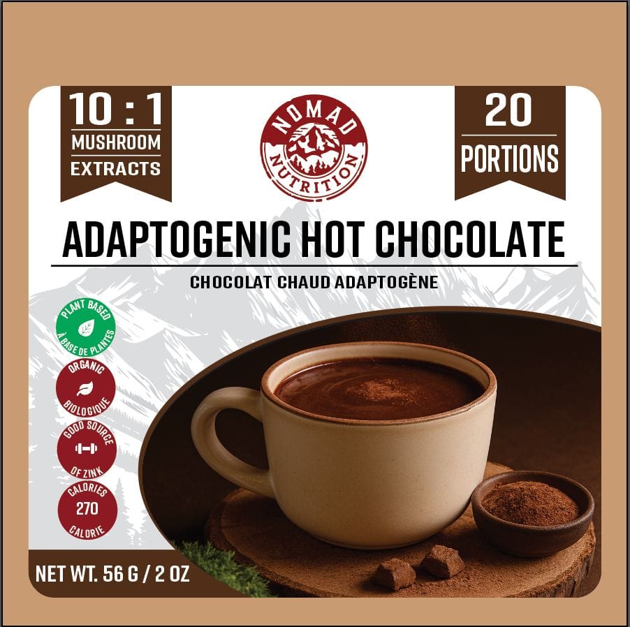 Nomad Nutrition Food Adaptogenic Hot Chocolate plant-based_gluten-free-vegan_dehydrated