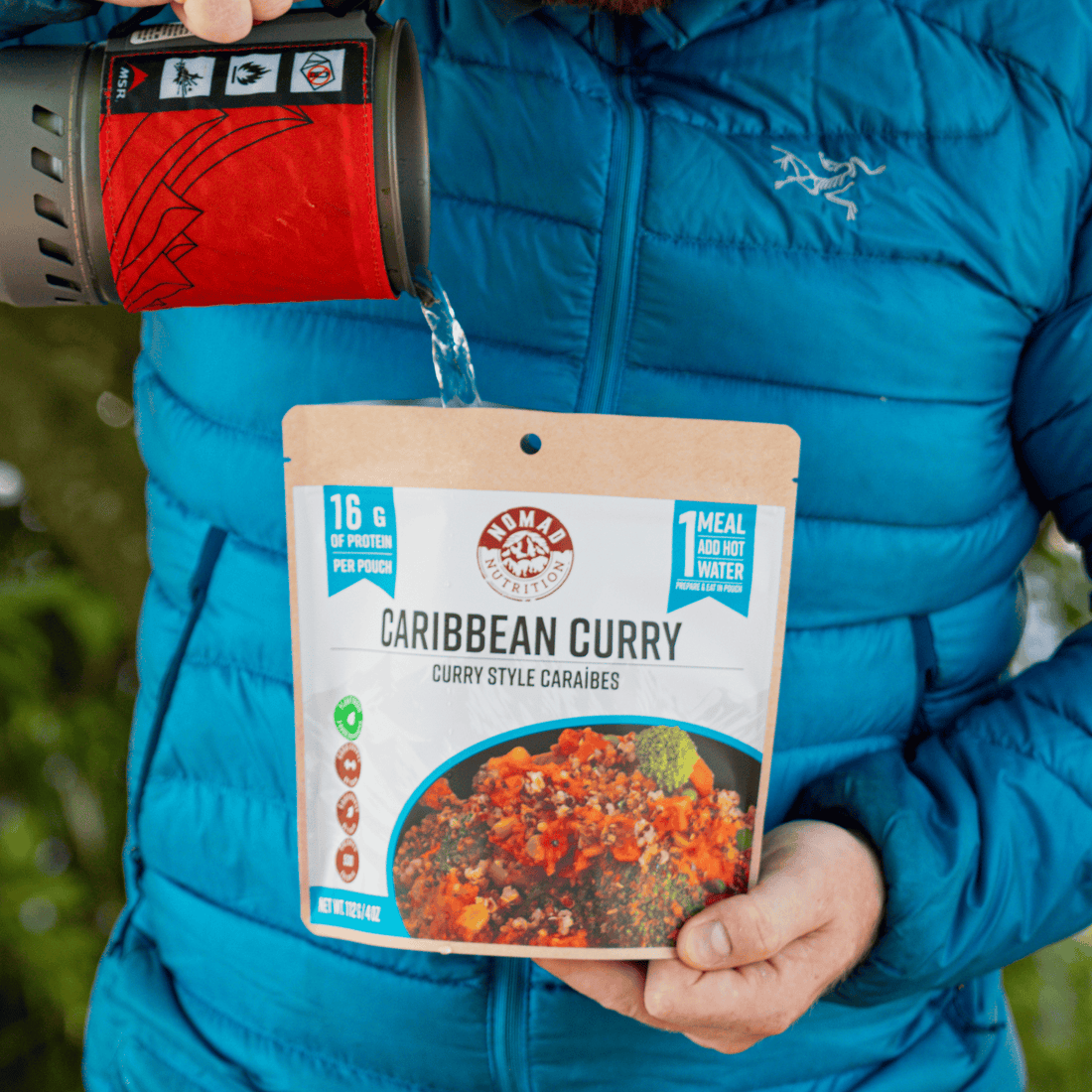 Nomad Nutrition Food Caribbean Curry plant-based_gluten-free-vegan_dehydrated