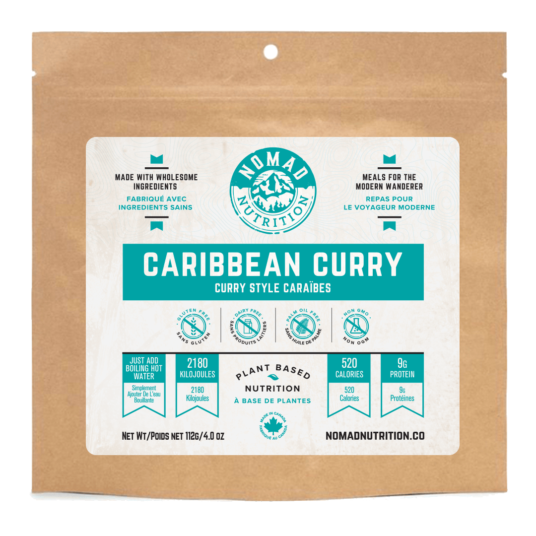 Nomad Nutrition Food Caribbean Curry plant-based_gluten-free-vegan_dehydrated