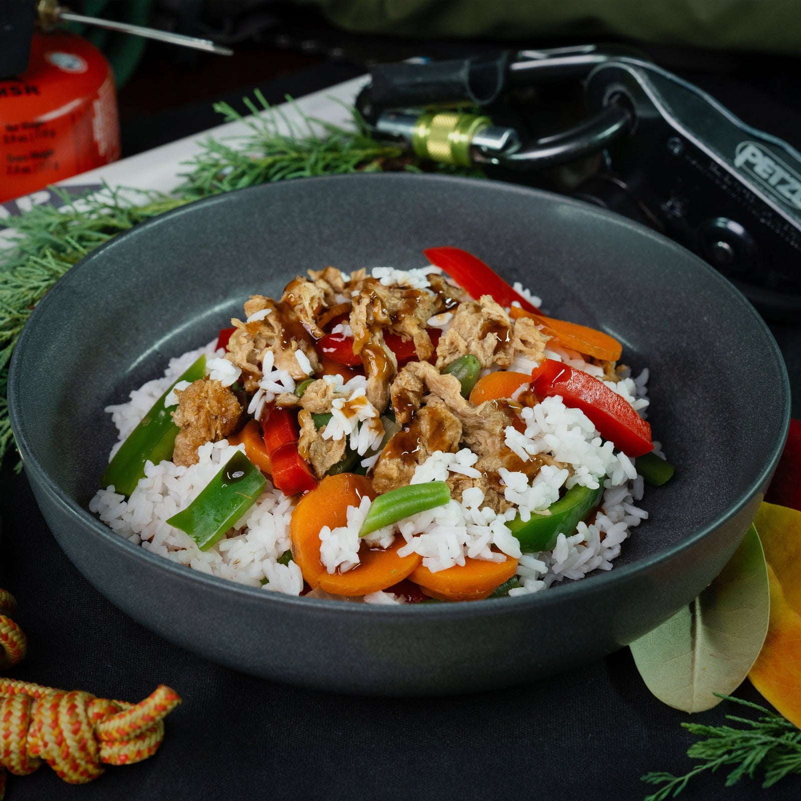 Nomad Nutrition Food Chicken Teriyaki with Rice plant-based_gluten-free-vegan_dehydrated