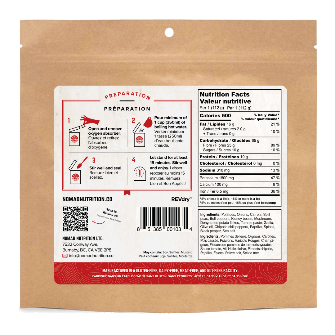 Nomad Nutrition Food Hungarian Goulash plant-based_gluten-free-vegan_dehydrated