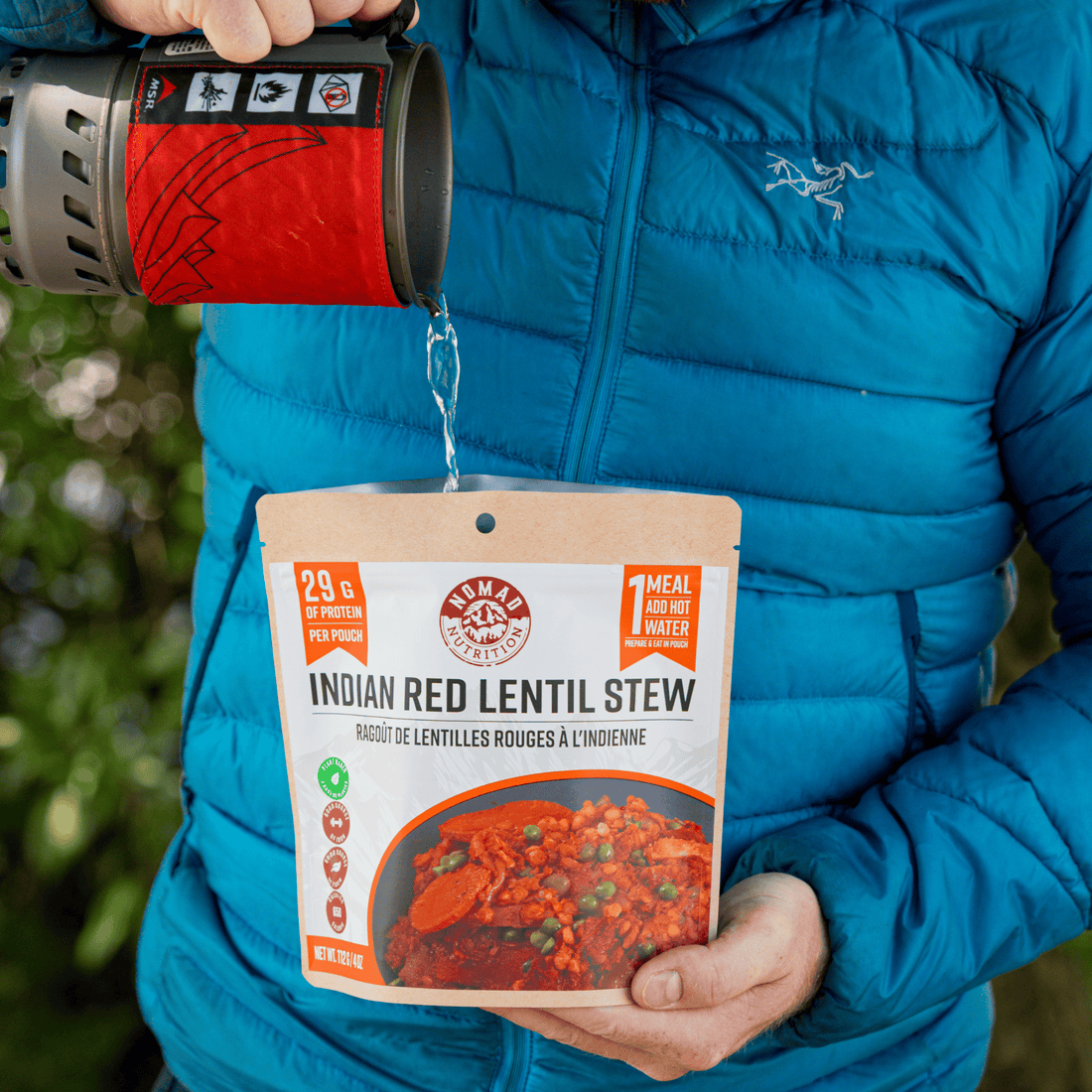 Nomad Nutrition Food Indian Red Lentil Stew plant-based_gluten-free-vegan_dehydrated