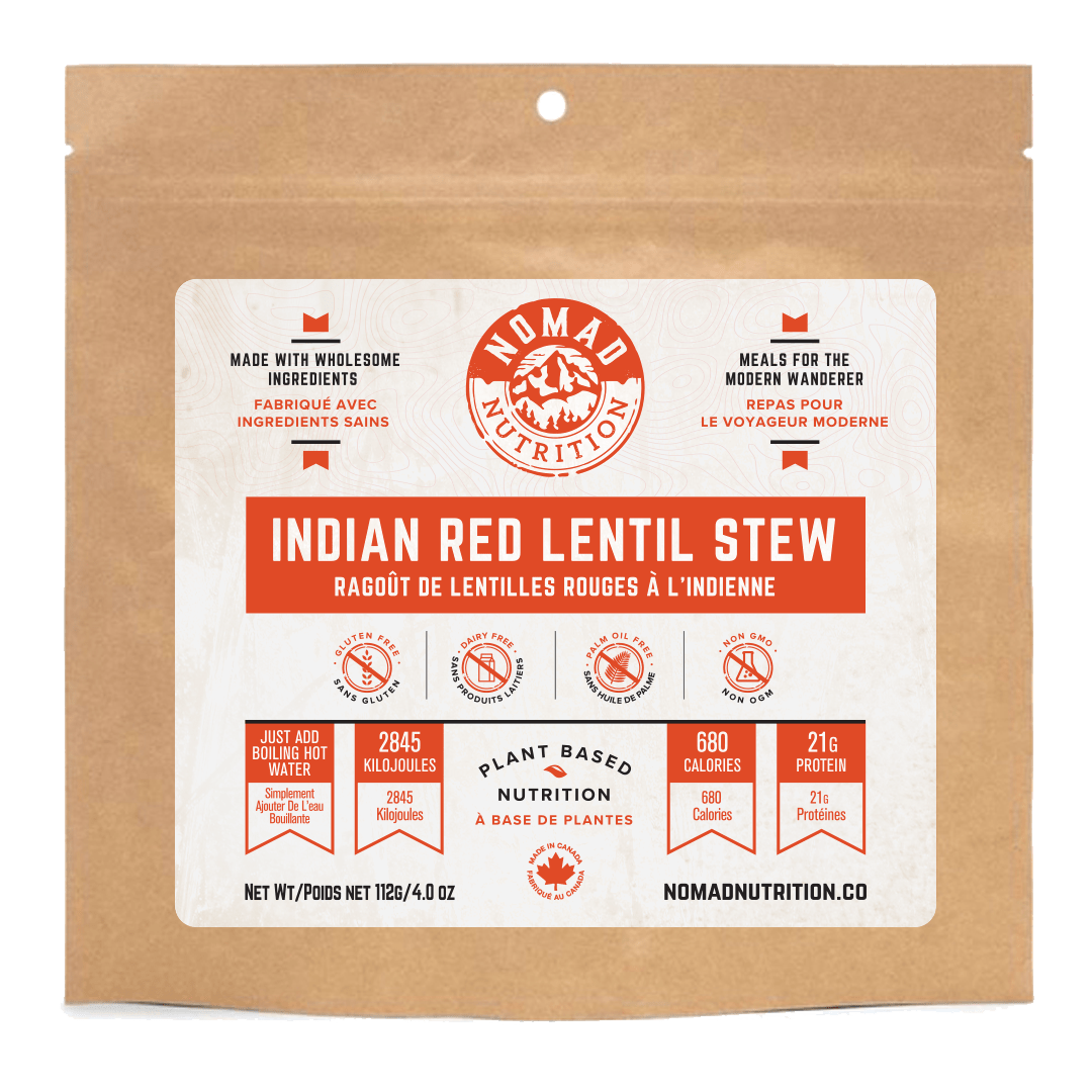 Nomad Nutrition Food Indian Red Lentil Stew plant-based_gluten-free-vegan_dehydrated