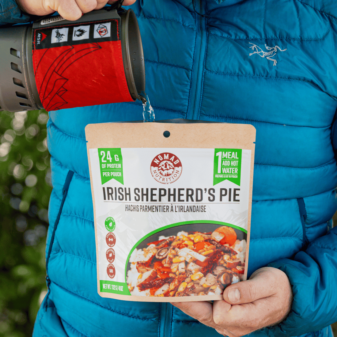 Nomad Nutrition Food Irish Shepherd's Pie plant-based_gluten-free-vegan_dehydrated