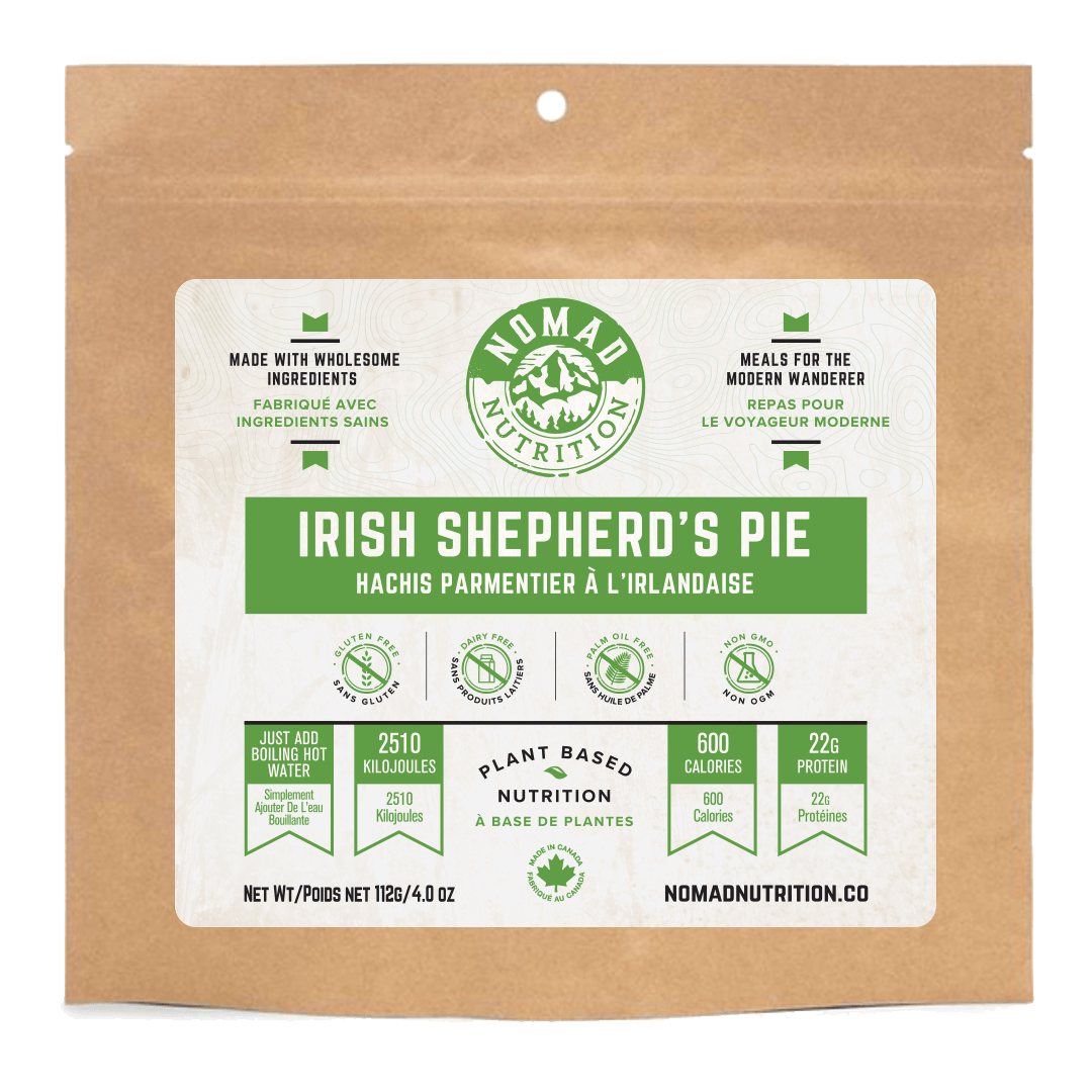 Nomad Nutrition Food Irish Shepherd's Pie plant-based_gluten-free-vegan_dehydrated