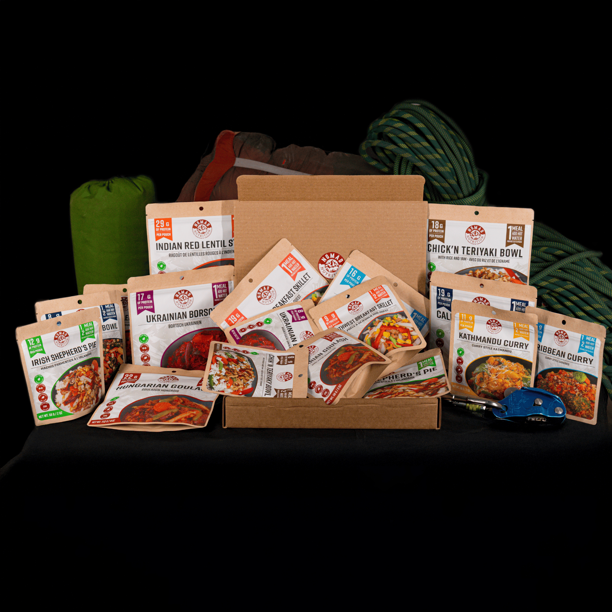 Nomad Nutrition Food Mega Pack - 18 Meals plant-based_gluten-free-vegan_dehydrated
