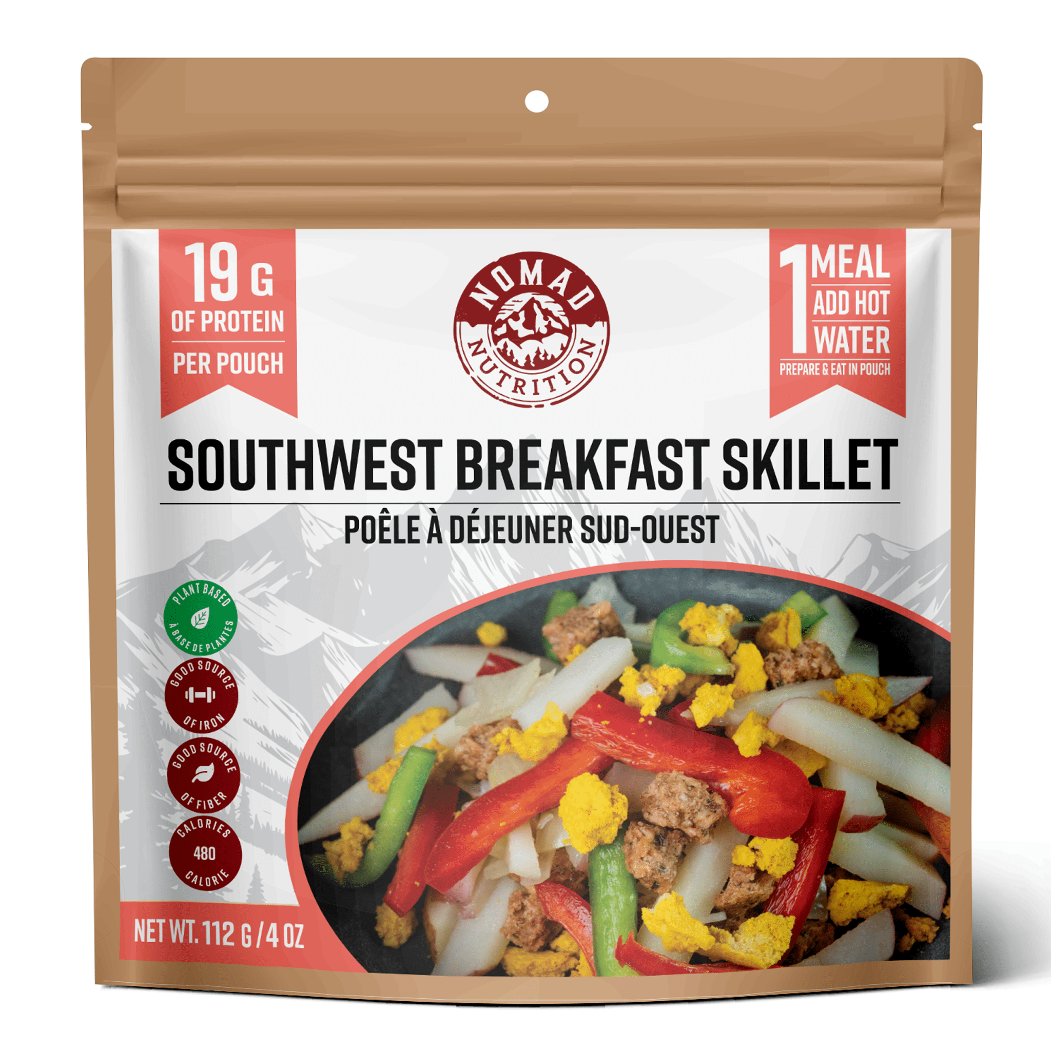Nomad Nutrition Food Southwest Breakfast Skillet plant-based_gluten-free-vegan_dehydrated