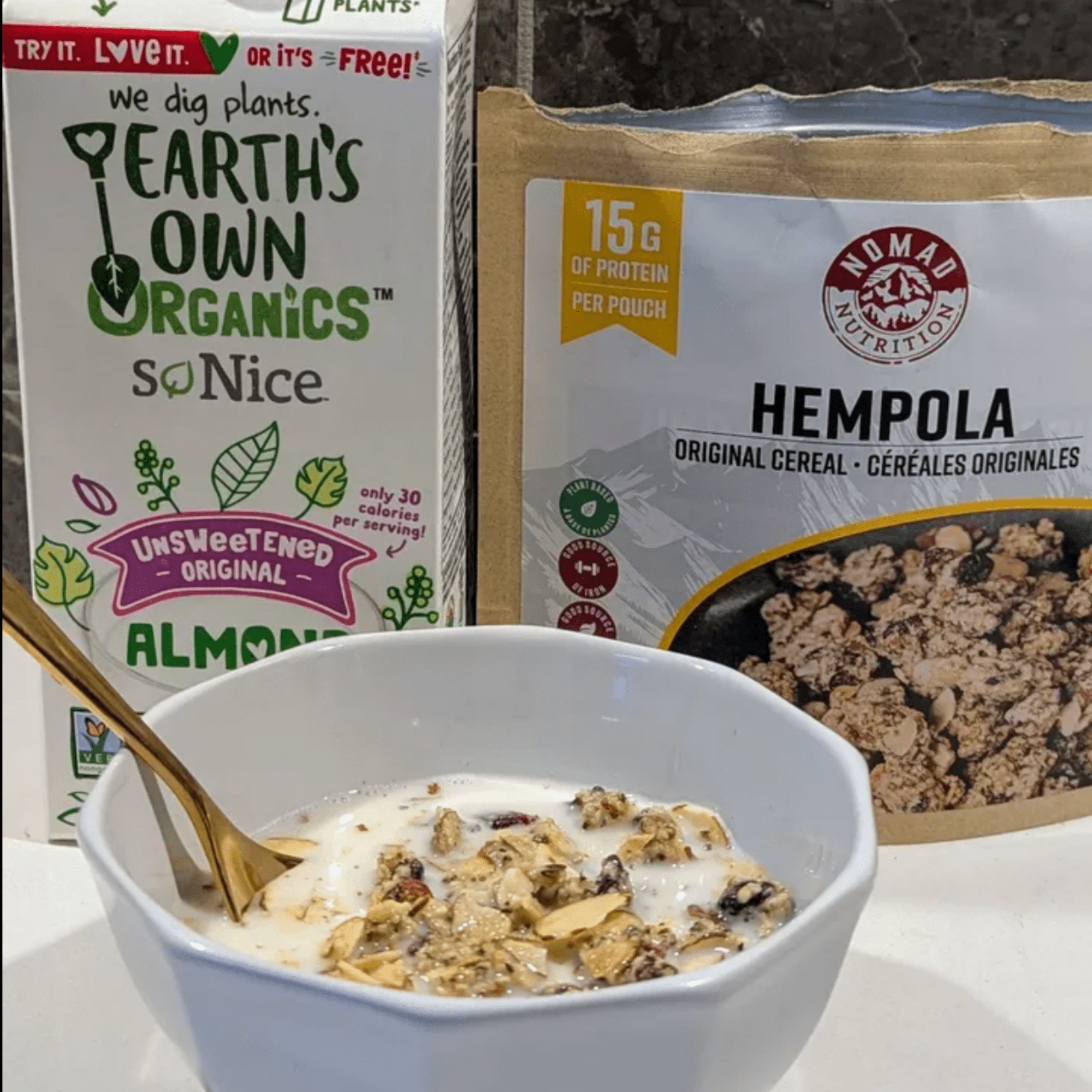 Nomad Nutrition Food Westcoast Hempola - Original cereal plant-based_gluten-free-vegan_dehydrated