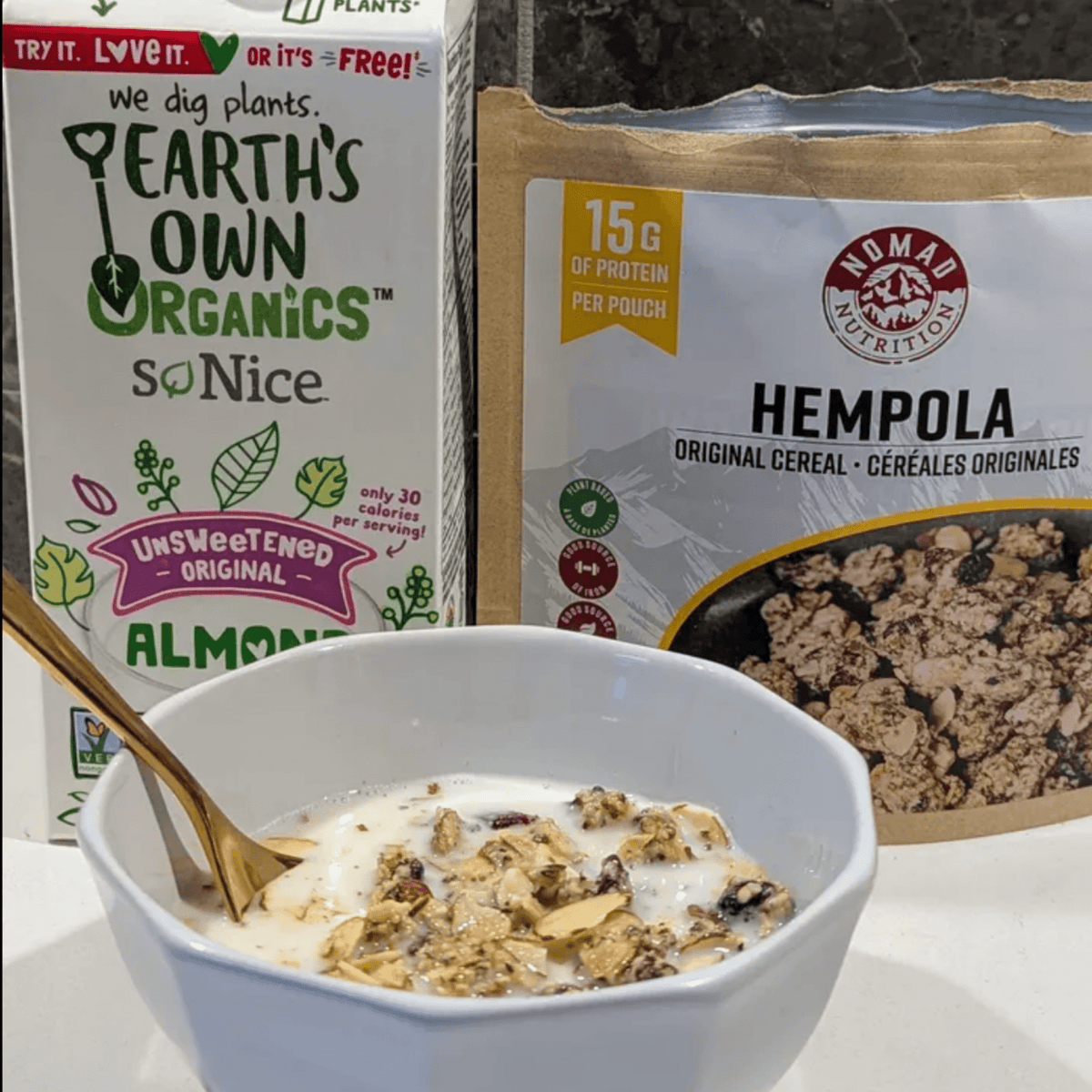 Nomad Nutrition Food Westcoast Hempola - Original cereal plant-based_gluten-free-vegan_dehydrated