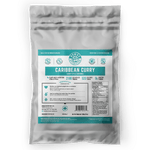 Nomad Nutrition Caribbean Curry Large Bulk 1120g. Great for 10 servings. Plant-based, dehydrated meals that are nut-free, gluten-free, and non-GMO. 