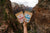 Nomad Nutrition Indian Red Lentil Stew and Carribean Curry (56g/ 2oz), dehydrated vegan adventure plant-based, gluten-free meal overlooking the scenic canyon valley at Arches National Park.