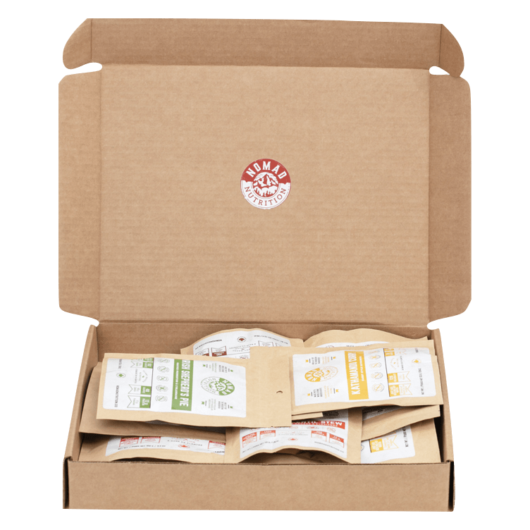Nomad Nutrition Power Pack - six meal sizes 112g in a box.